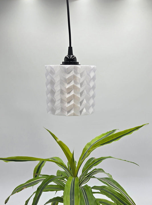 5" LED Chevron Pendant Light